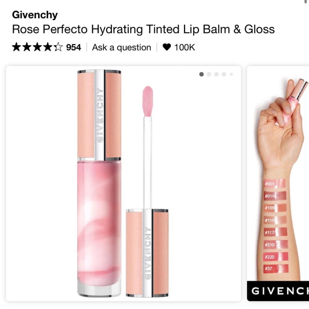 Givenchy Rose Perfecto Liquid Balm - Pink Irresistible (BNIB)